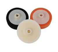 3-Pack 6 Inch 150mm Car Polishing Pads for M14 Thread Soft Foam Sponge Buffing Wheels for Auto Detailing and Paint Correction(B)
