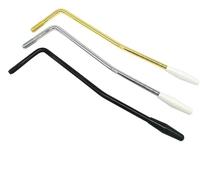 3 Pack 6mm Guitar Tremolo Arm Trem Bar Whammy Bar for Electric Guitar Tremolo System Stratocaster, Electric Guitar Parts (Black Silver and Gold)