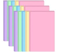 (3-Pack) 8.5" x 14" Colored Copy & Print Paper - 150 Sheets/300 Pages 5 Colors Rainbow Printer Paper, 20 lb Legal Size Colored Origami Paper in Office/School/Home