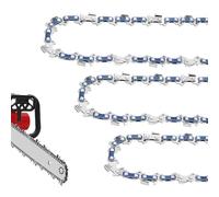 3-Pack 8 Inch Chainsaw Chain 3/8" LP Pitch .050" Gauge 33 Drive Links for Sun Joe SWJ800E, SWJ806E, Greenworks 20302, Portland 62896, Oregon S33, WEN 4019, Earthwise Pole Saws & More