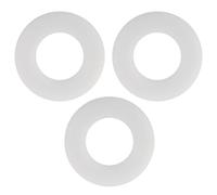 3 Pack 816.418.00.1 Flush Valve Base Sealing Washer Compatible with Geberit Replacement Silicon Clear Washers Repair Rubber Seal Diaphragm