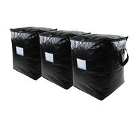 3 Pack 91L Storage Bags for Clothes, Moving Bags Heavy Duty Extra Large with Reinforced Handle, Storage Containers for Organizing Bedding, Blanket, Sheets, Pillows, Toys, Christmas Decorations