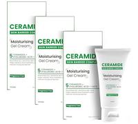 3 Pack - A HadcoFace Facts Bundle - Ceramide Moisturising Gel Cream. Soothes + Strengthens Skin | 3x 50ml.
