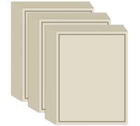 (3 Pack) A4-Beige-Blank-8.5x11