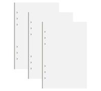 3 Pack A5 Refills Paper, 135 Sheets/270 Pages A5 Insert Thick Refillable Paper, A5 Notebook Refill, 6 Hole Loose Leaf Punched Paper Refill Pad for Planner and Note Taking (A5-Blank)