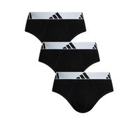 Adidas Men's 3 Pack Active Flex Cotton Briefs, Black