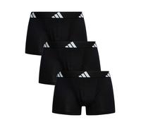 Adidas Underwear Active Flex Cotton Trunk Boxers 3 Units Black L Men