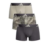3 Pack Active Flex Cotton Trunks Grey/Camo/Green S