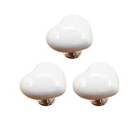 3 Pack Adhesive Lovely Toilet Press Tool Colorful ABS Replacement for Toilet Tanks Button Aid Drawer Pull Handle Home Heart Shaped Flush Button