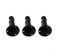 3 Pack Adjustable Wall Mount for Security Cameras 360 Swivel Tilt Aluminium Bracket for Arlo Pro for ultra Essential Indoor Outdoor Use Black