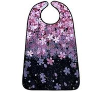 3 Pack Adult Bibs for Women Washable Bib Reusable Waterproof Clothing Protector with Optional Crumb Catcher