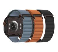 3 Pack Alpine Loop Compatible with Apple Watch Straps 45mm 44mm 46mm 49mm 42mm for Women Men, Nylon Sport Loop Replacement Band mit C-Hook for iWatch Ultra 3 2 1 SE Series 11 10 9 8 7 6 5 4 3 2 1