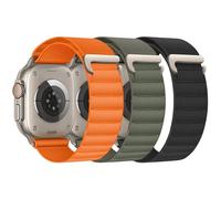 3 Pack Alpine Loop Compatible with Apple Watch Straps 45mm 44mm 46mm 49mm 42mm for Women Men, Nylon Sport Loop Replacement Band mit C-Hook for iWatch Ultra 3 2 1 SE Series 11 10 9 8 7 6 5 4 3 2 1