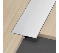 3-Pack Aluminum T-Shaped Floor Transition Strips for Door Edges - 90cm Uneven Floor Covers & Gap Fillers - Perfect for Seamless Flooring & Home Renovation(F,50mm)