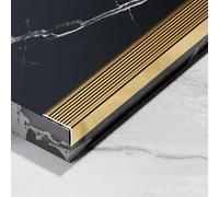 3-Pack Aluminum Trat Strips, 90cm Corner Rails, Ed Protect for Indoor Flo, d h, 30x50mm, Perfect for Seamless Flo Trat