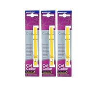 (3 Pack) Ancol - Safe Reflective Cat Collar Yellow