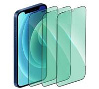 3 Pack Anti-Blue Light Screen Protector for iPhone 12 Pro Max, Green Light Eye Protection 9H Tempered Glas Film for iPhone 12 Pro Max 6.7" Anti-Shatter, Anti-Scratch, Blocks Harmful Blue Light