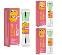 3 Pack Anti Nail Biting Polish,Bitter-Tasting Thumb Sucking Solution,Clear Varnish To Avoid Nail Biting,Discourages Thumb Sucking - End Has A Bitter Taste