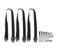 3 Pack Anti Tip Furniture Straps for Cabinet and Tv Safety | Wear Resistant Polyester and Pp, Black Finish, Safety Protection for Daily Use, Earthquake Strap Set