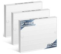 3 Pack AP-1512HH Replacement Filter Compatible with Coway Airmega AP-1512HH Air Purifier, H13 True AP1512hh Filter Replacement