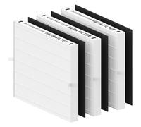 3 Pack AP-1512HH Replacement Filter Set for Coway Airmega AP-1512HH and and Airmega 200M air Purifier, Compared to Part #3304899, 3 True HEPA + 3 Carbon Filters