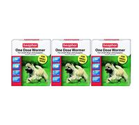 (3 Pack) Beaphar - One Dose Wormer for Small Dogs & Puppies 3 Tabs
