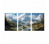 3 Pack Bear Diamond Art Kits Adults Mountain Diamond Painting, Crystal Art Cross Stitch Embroidery Kit 16x10 in*3, Paint by Numbers for Adults with Rhinestones, Room Decor Gifts for Women HXZH-0045