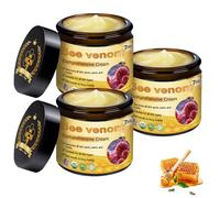 3 Pack Bee Venom Skin Restoration Cream, Professional Bee Venom Skin Treatment Cream, Firms and Recover Bees Venoms Comprehensive Creams, Natural Serum Suitable for All Skin Types, 60g x 3
