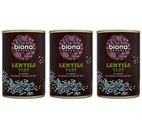 (3 PACK) - Biona - Lentils Vert | 400g | 3 PACK BUNDLE