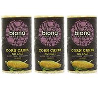 (3 PACK - Biona - Org No Salt Corn Cakes | 110g | 3 PACK BUNDLE