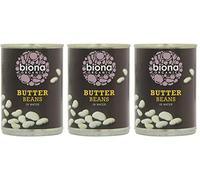 (3 PACK) - Biona - Organic Butter Beans | 400g | 3 PACK BUNDLE