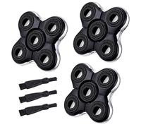 3-Pack Black Electric Shaver Head Replacement for Remington Balder Pro | 3-pack luxury Black replacement blades conceal hair clippings and oil buildup while adding a modern high-tech aesthetic