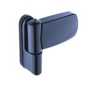 3 Pack Black Upvc Double Glazing Door Flag Hinge Fully Adjustable 85mm X 89mm For Composite And External Doors