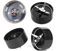 [3 Pack] Blade for Nutribullet Magic Bullet Blender Mixer MB1001 Series, Magic Bullet 250w Food Processor Replacement Part Blades with Rubber Ring Seal Accessory