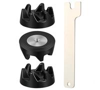 3 Pack Blender Couplers, Blender Coupler Replacement Parts with Removal Tool Spanner, Rubber Clutch Coupling Parts Compatible with KitchenAid 9704230 KSB52 KSB5 5KSB52 5KSBS