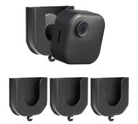 3 Pack Blink Adhesive Wall Mount Bracket Compatible with Blink Outdoor 4/Mini/Mini 2 Cameras, No Drill No Screws, Black