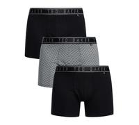 3 Pack Boxer Briefs Black/Micron/Black L