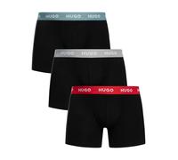 HUGO Men's Boxer Briefs Triplet Pack 10268005, Black 008, XL