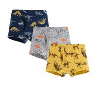 3 Pack Boys Boxer Shorts Boys Boxers Cotton Dinosaur Pattern Boy Underwear Boys Underpants Boys Underwear Boys Shorts Boys Briefs Boys Knickers Boys' Boxer Shorts Boys Boxer Briefs, 2-8 Years