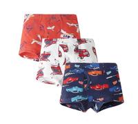 3 Pack Boys Boxer Shorts Cotton Boys Boxers Dinosaur Pattern Boy Underwear Boys Underpants Boys Underwear Boys Shorts Boys Briefs Boys Knickers Boys' Boxer Shorts Boys Boxer Briefs, 2-8 Years Red