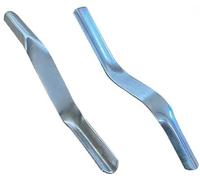 3 Pack Brick Jointer Tool 1/2 in x 5/8 in Double End Mortar Finishing Tool, Jointer Bricklaying Tools for Building Walls, Jointer for Builders and Brickies for Neat Brickwork During Pointing