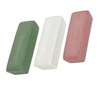 3 Pack Buffing Polishing Cutting Compounds Kit, 30g Each, Universal Polishing Paste, 3 Colours for Appearance Distinction Only, No Grit Difference, for Wood Plastic Stainless Steel Brass