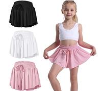 3 Pack Butterfly Flowy Shorts Skirts for Girls Tennis Cheer Stuff Athletic Preppy Running Sports Skirt for Teen Girls