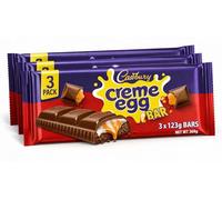 3 Pack Cadbury Creme Egg Chocolate Bar Bundle 123g Fun Easter Perfect For Easter Egg Hunt Great Gift For Kids & Adults School Offices