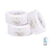 3-Pack Calcium-Sulfite Replacement Fitlers for ALTHY H2-Pitcher Water Hydrogen Pitcher, Removes Chlorine from Drinking Water