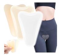 3 Pack Camel Toe Concealer, Anti Cover Silicone Insert, Reusable Seamless Camel Hider, Invisible Frontal Wedgie Cover, Traceless (Skin+Light Skin+Transparent)
