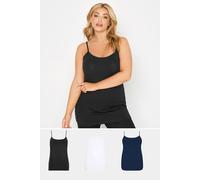 3 Pack Cami Tops Yours Black 34-36