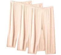 3 Pack, Capri Pants for Women UK Clearance Plus Size Elastic Waist Cropped Trousers Ladies Solid Color Pyjamas Bottoms Comfy Soft Lounge Pj Trouser Lightweight Capris Loose Pant Homewear, S-5XL