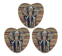 3-Pack Car Air Freshener Cards Double Sided Hanging African Elephant Air Freshener Scented Cards for Car, Room, Bathroom | Long-Lasting Fragrance, White-style