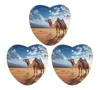 3-Pack Car Air Freshener Cards Double Sided Hanging Camel Air Freshener Scented Cards for Car, Room, Bathroom | Long-Lasting Fragrance, White-style